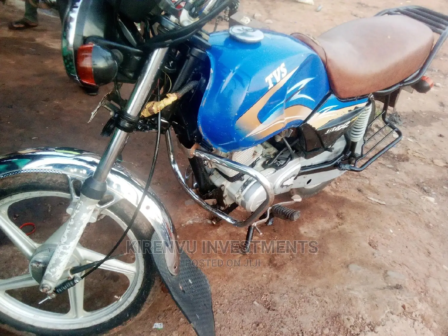 TVS XL 100 2014 Blue