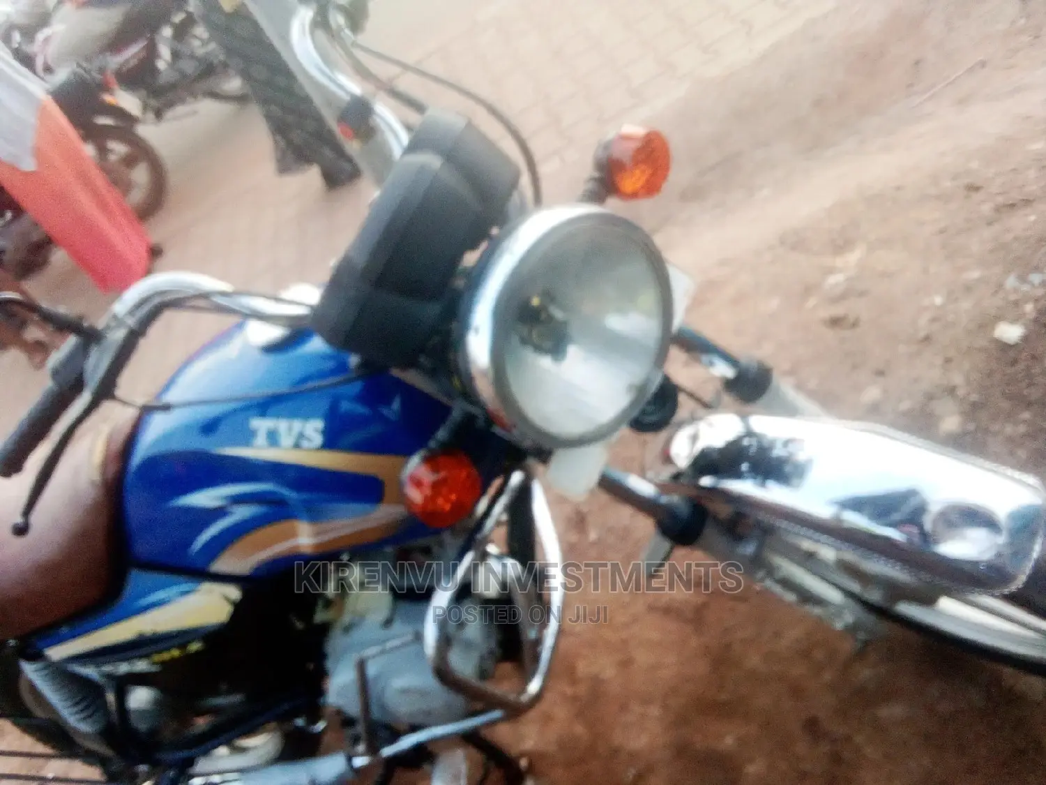 TVS XL 100 2014 Blue