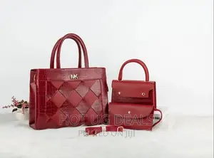 3pcs Ladies Formal Handbags - Maroon