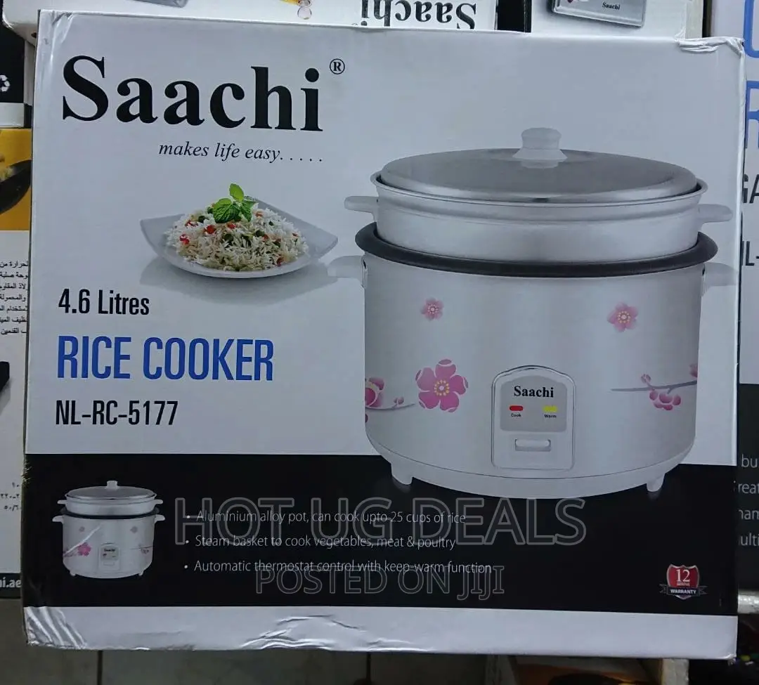 4.6 Litres Saachi Rice Cooker - White