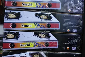 Saachi Double Stainless Gas Cooker Stove