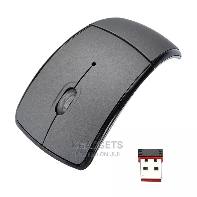 Wireless Folding Mouse Cordless Mice USB Foldable Receivers