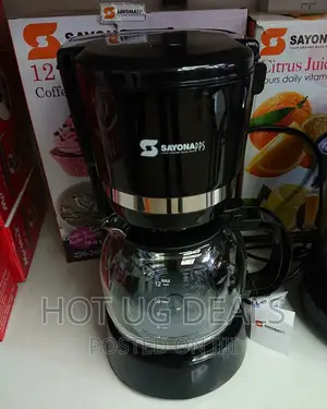 1.5L Electric Coffee Maker, Black