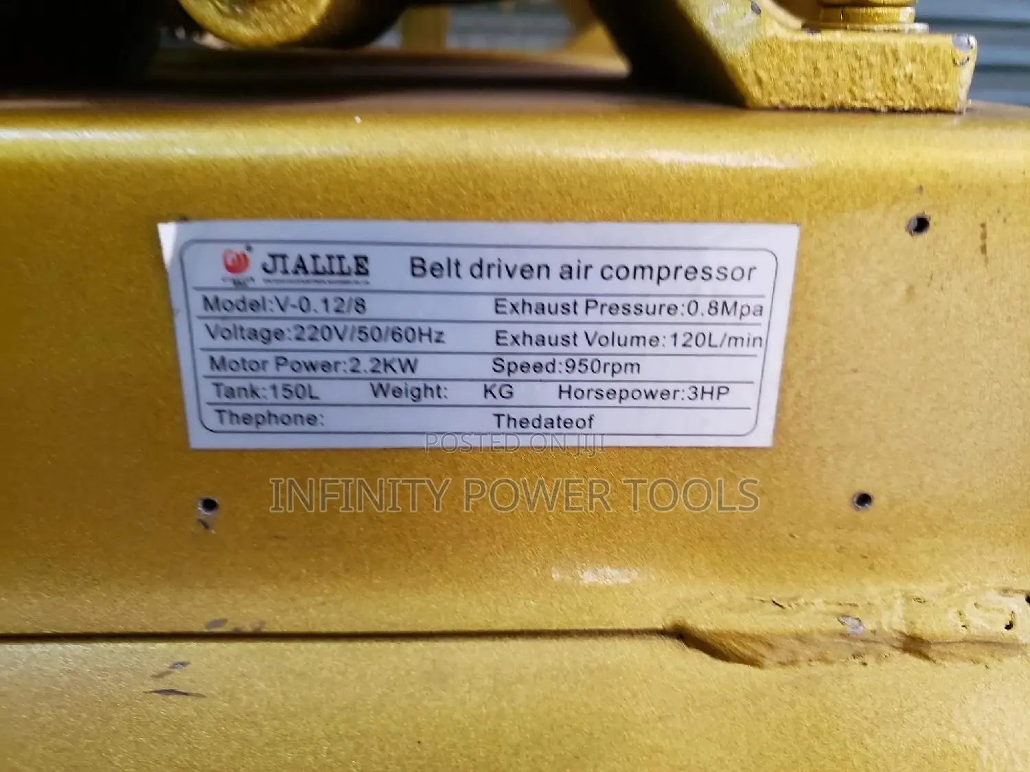 Belt Driven Air Compressor
