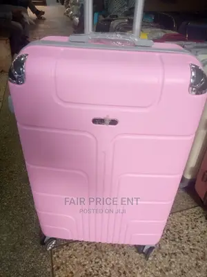 Plastic Suitcases Big ( Pink)