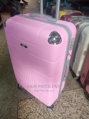 Plastic Suitcases Big ( Pink)