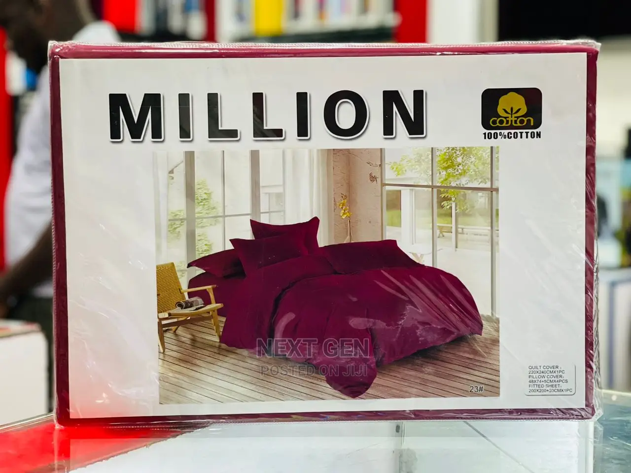 Milion Bed Sheets - Red