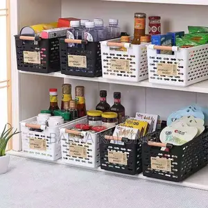 Plastic Desktop Storage Basket Sundries Organizer