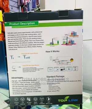 High Gain 2g, 3g, 4g Network Signal Booster