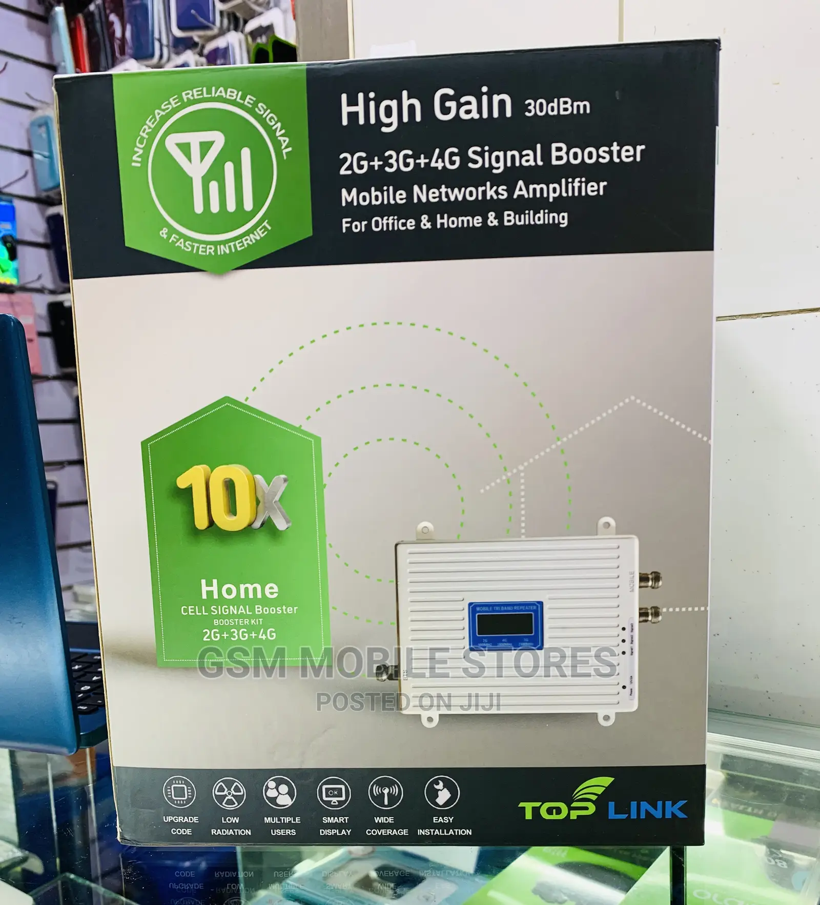 High Gain 2g, 3g, 4g Network Signal Booster