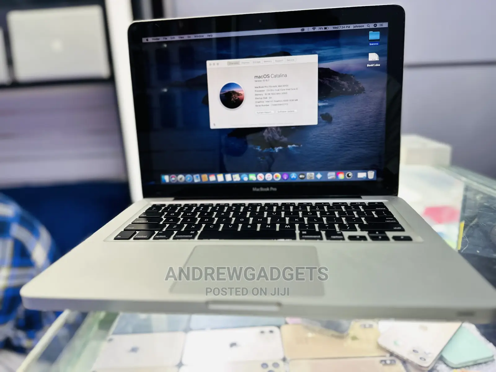 Laptop Apple MacBook Pro 2012 16GB Intel Core I5 SSD 512GB