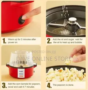 Multifunctional Electric Mini Popcorn Maker Machine