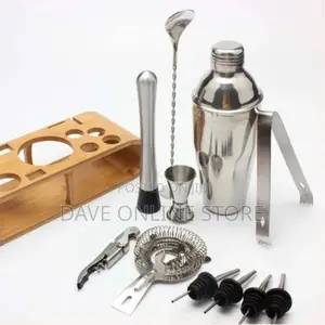 12-Piece Martini Cocktail Shaker 750ML in Stainless Steel