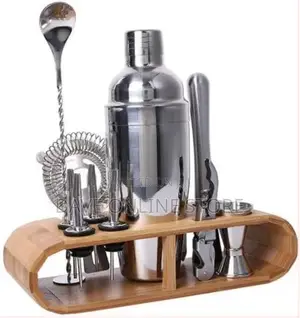 12-Piece Martini Cocktail Shaker 750ML in Stainless Steel