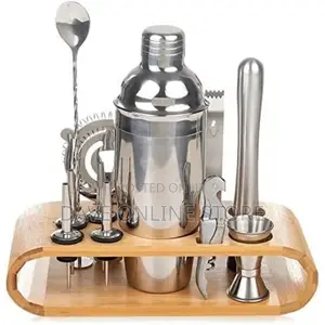 12-Piece Martini Cocktail Shaker 750ML in Stainless Steel