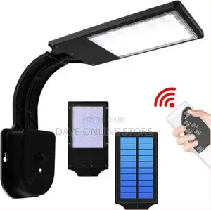LED Solar Motion Street Flood Sensor on Light Lamp