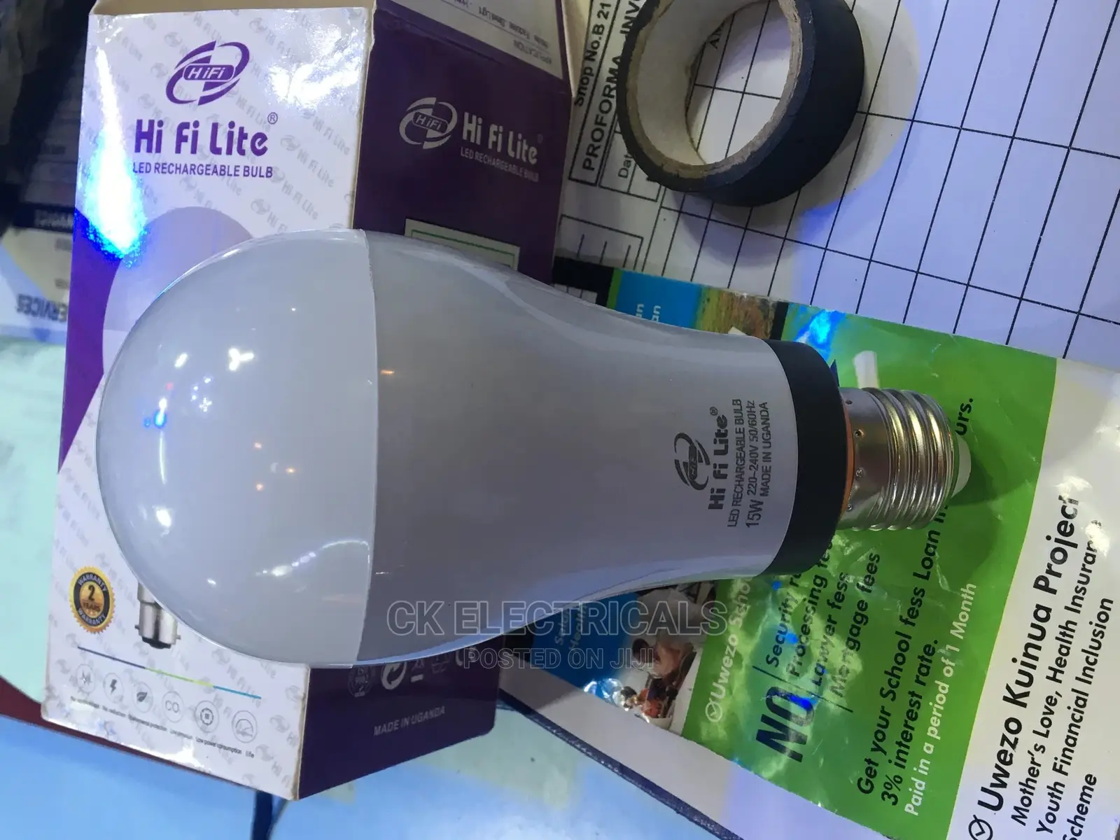 Rechargeable or Emergency Backup Bulbs/Lamps