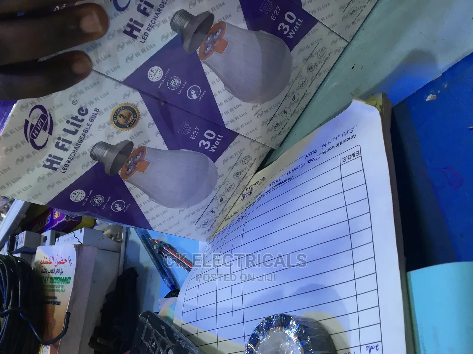 Rechargeable or Emergency Backup Bulbs/Lamps