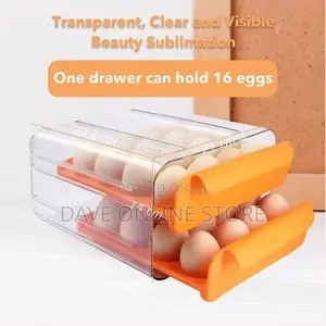 32 Grid Egg Holder for Refrigerator 2-Layer