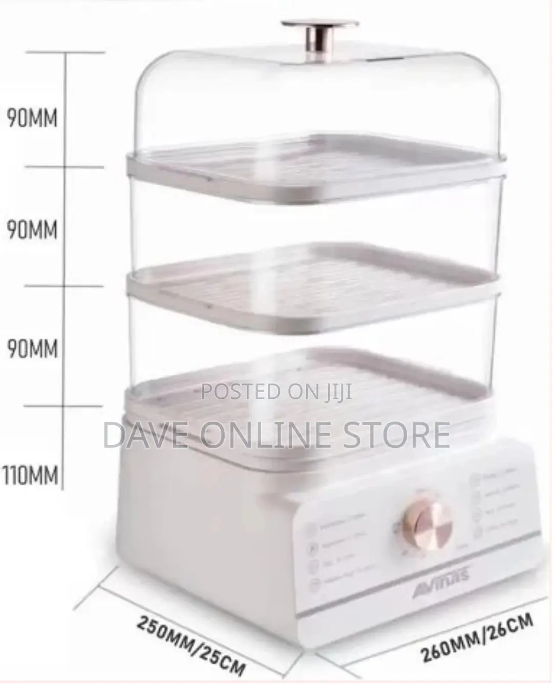 AVINAS 3 Layer 16L Electric Food Cooking Steamer