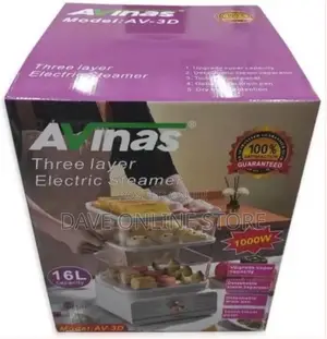 AVINAS 3 Layer 16L Electric Food Cooking Steamer