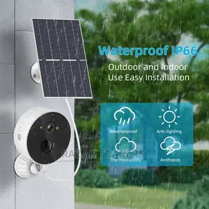 Wifi Camera 3w Solar Panel Camera With Motion Detection 3MP