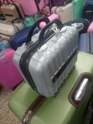 Beauty Plastic Handbag Large. ( Gray)