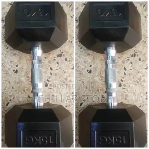 15kg Hex Dumbbell