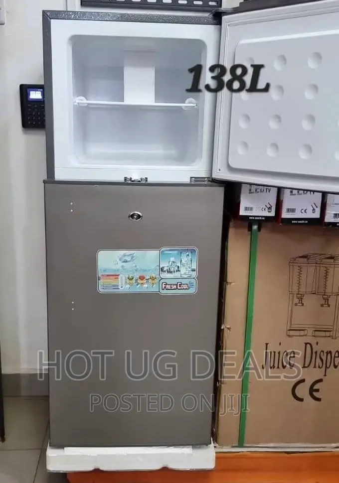 138l Sayona Double Door Fridge - Silver