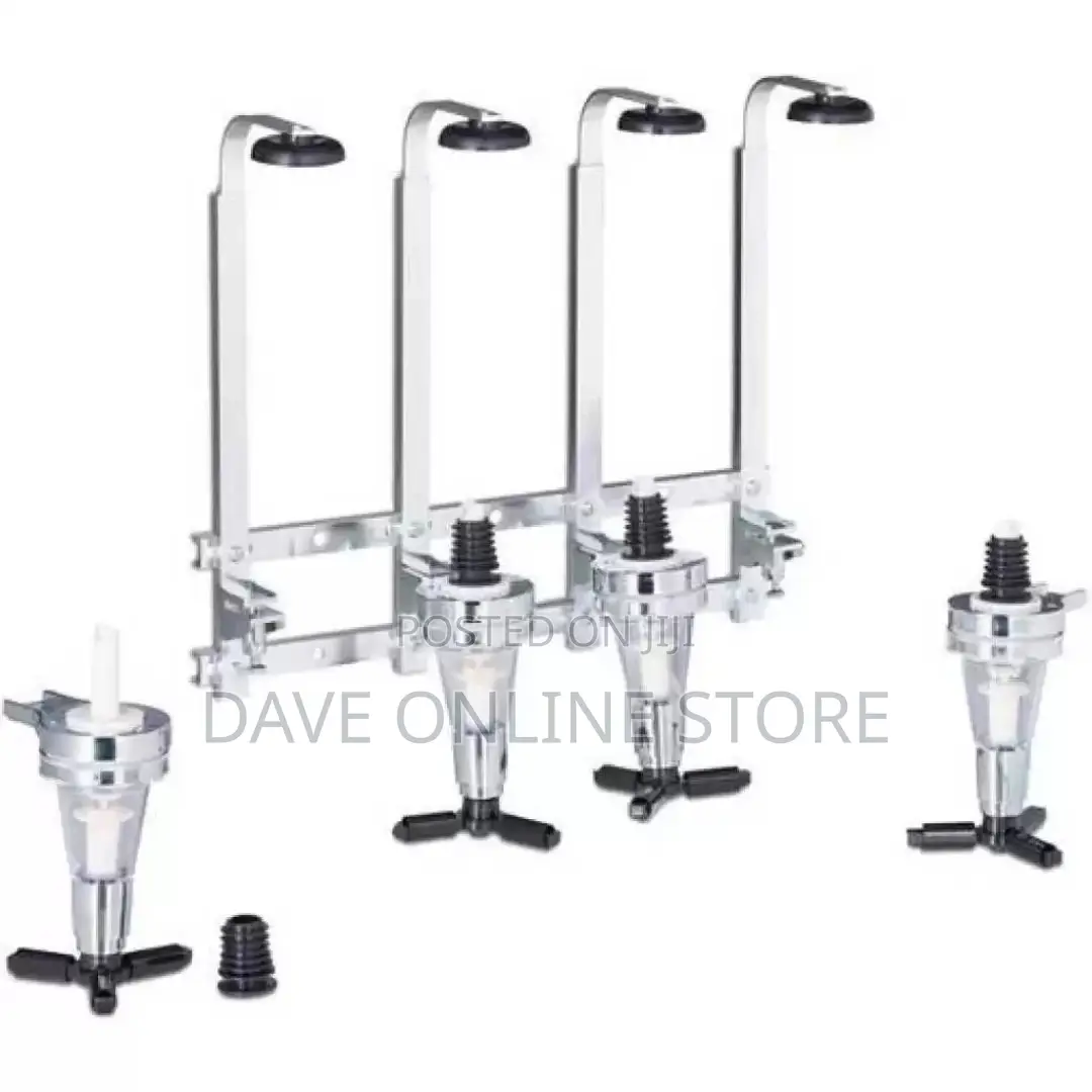 4 Bottles Beverage Bar Butler Drink Shot Tapper Dispenser