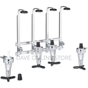 4 Bottles Beverage Bar Butler Drink Shot Tapper Dispenser