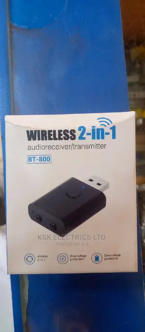 Wireless 2-In-L Audio Receiver/Transmitter BT-800