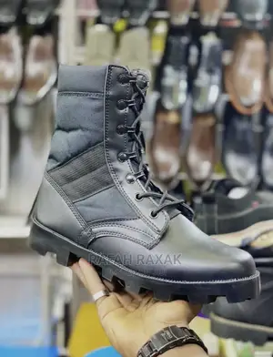 Original Black Jungle Army Desert Boots