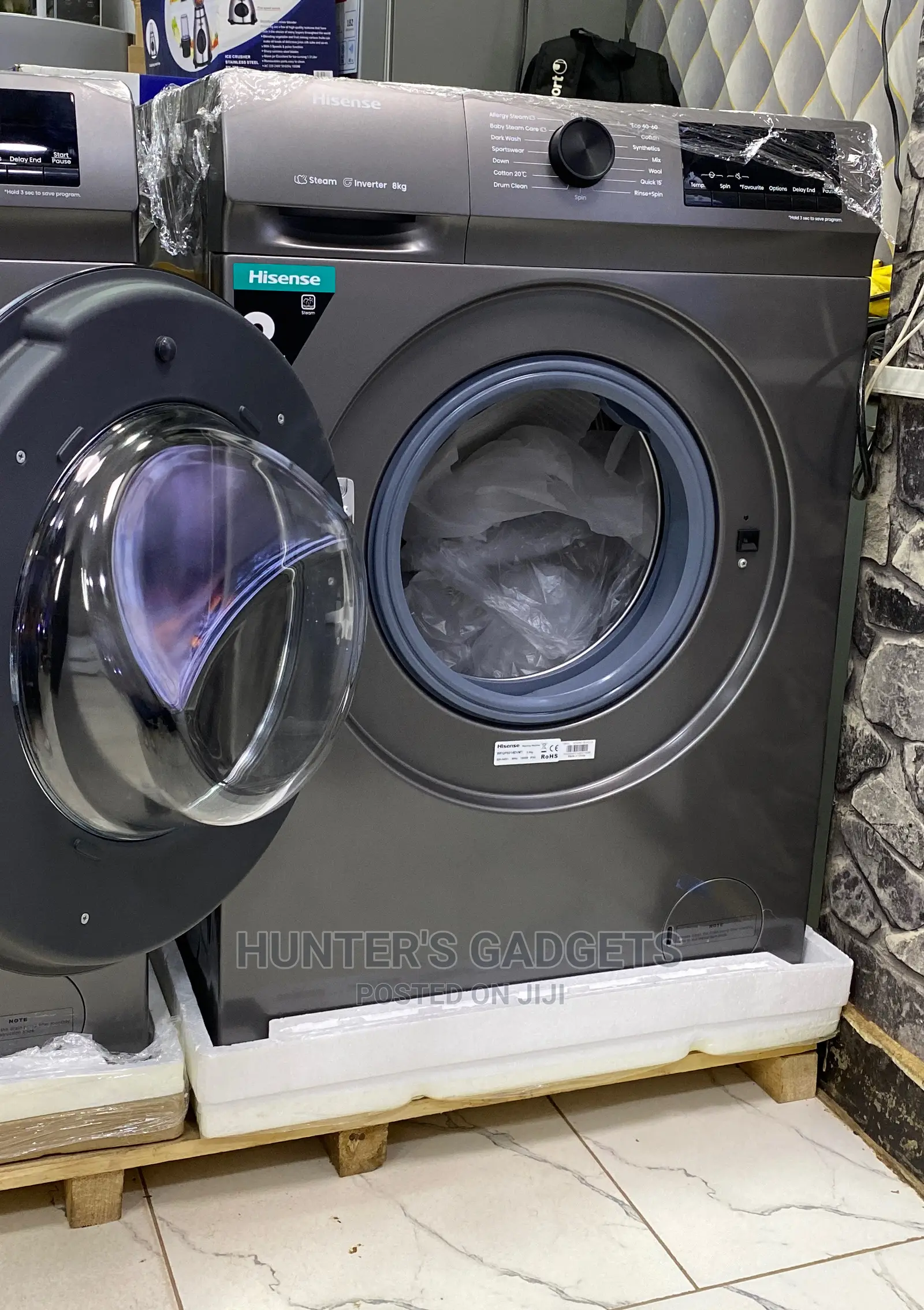 Hisense 8 Kilograms Front Loader Brand New Washing Machine