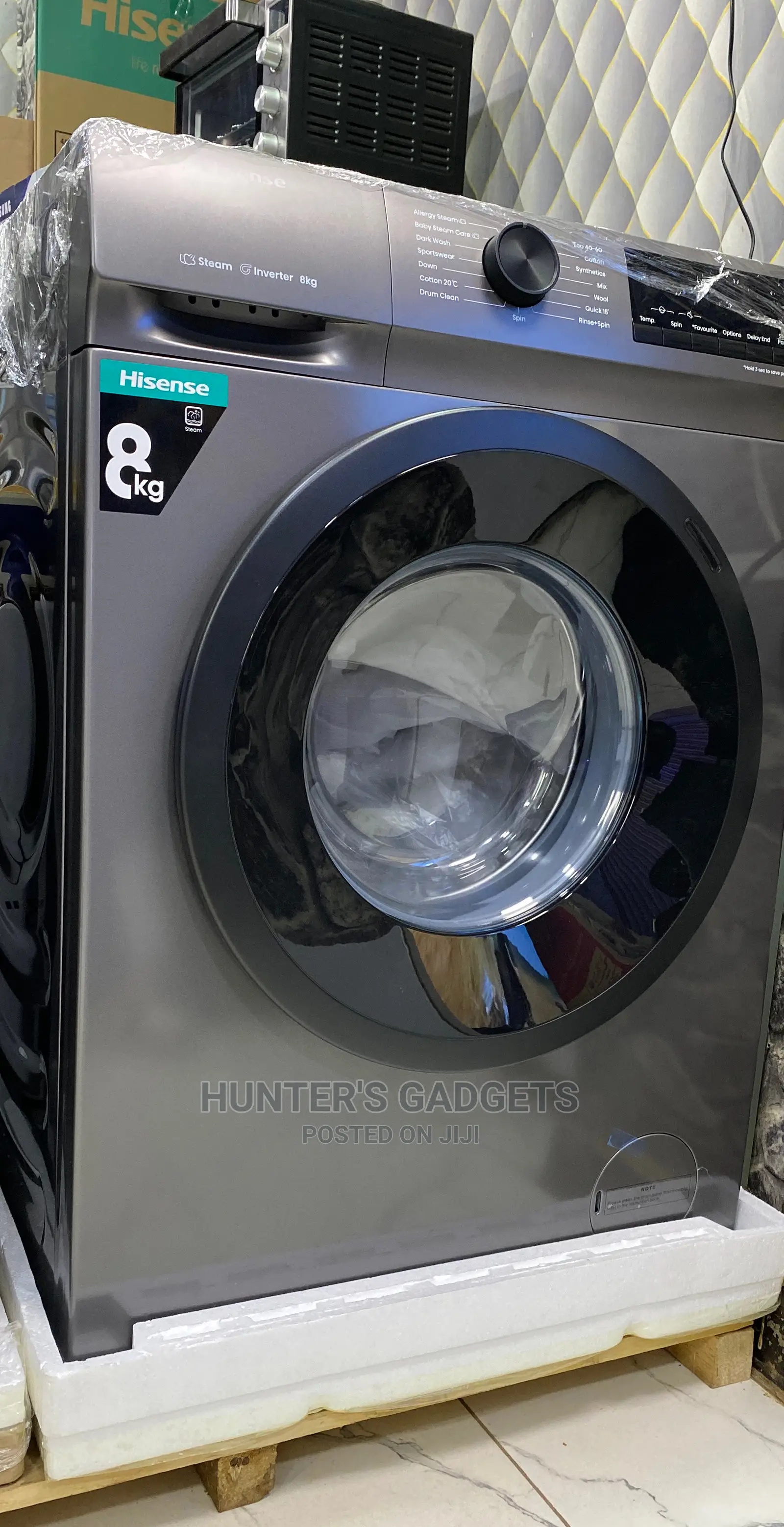 Hisense 8 Kilograms Front Loader Brand New Washing Machine