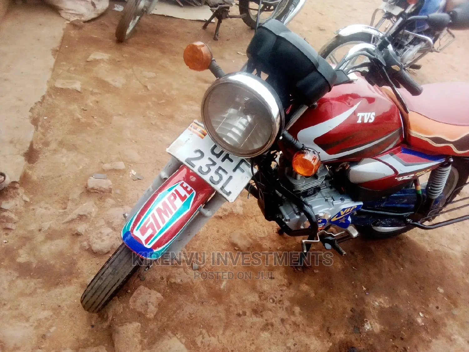 TVS HLX Plus ES 2017 Red