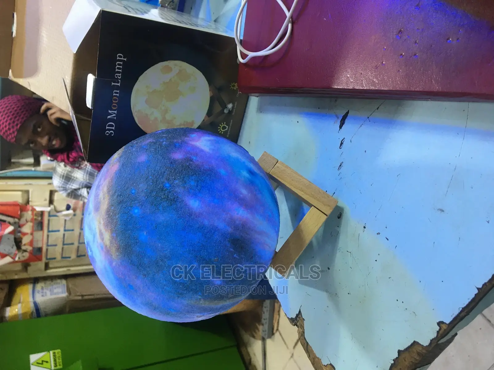 Bed Side Lamp(3D Moon Lamp)