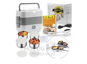 Portable Electric Lunch Box Heating Food Steamer Container.