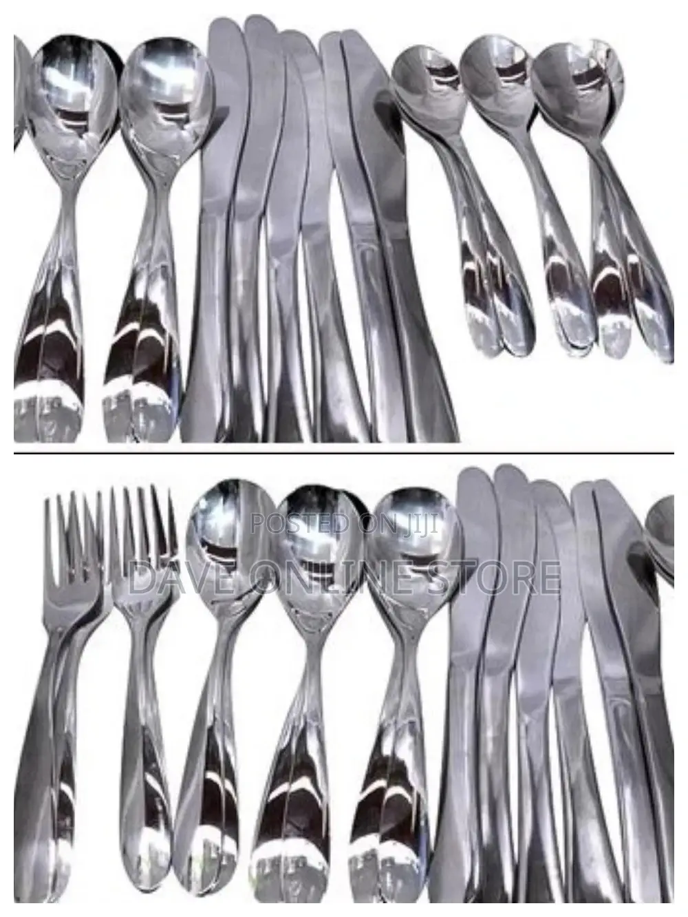24 Pieces Cutlery (Forks, Spoons Knives Set