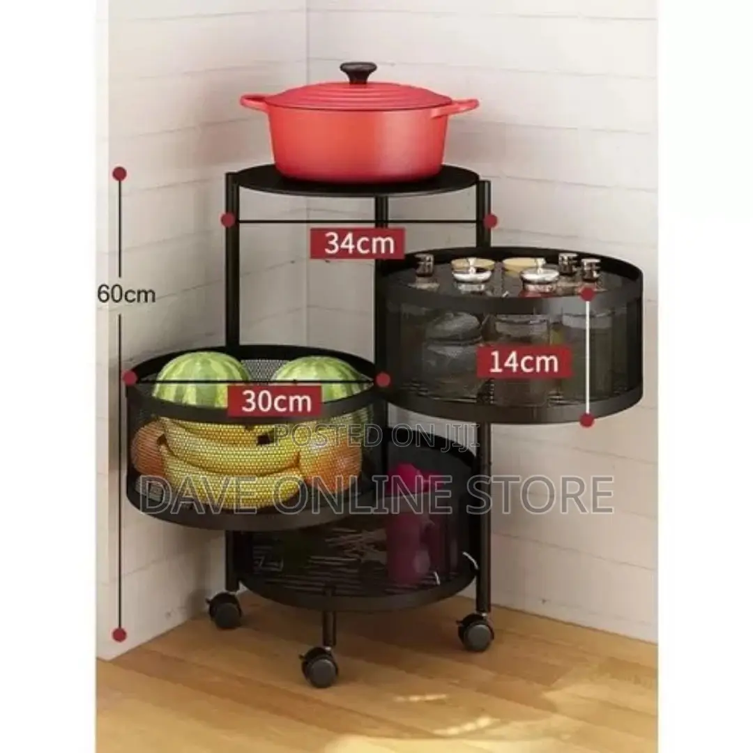 3 Tier Kitchen, Bedroom, Bathroom Storage Rack