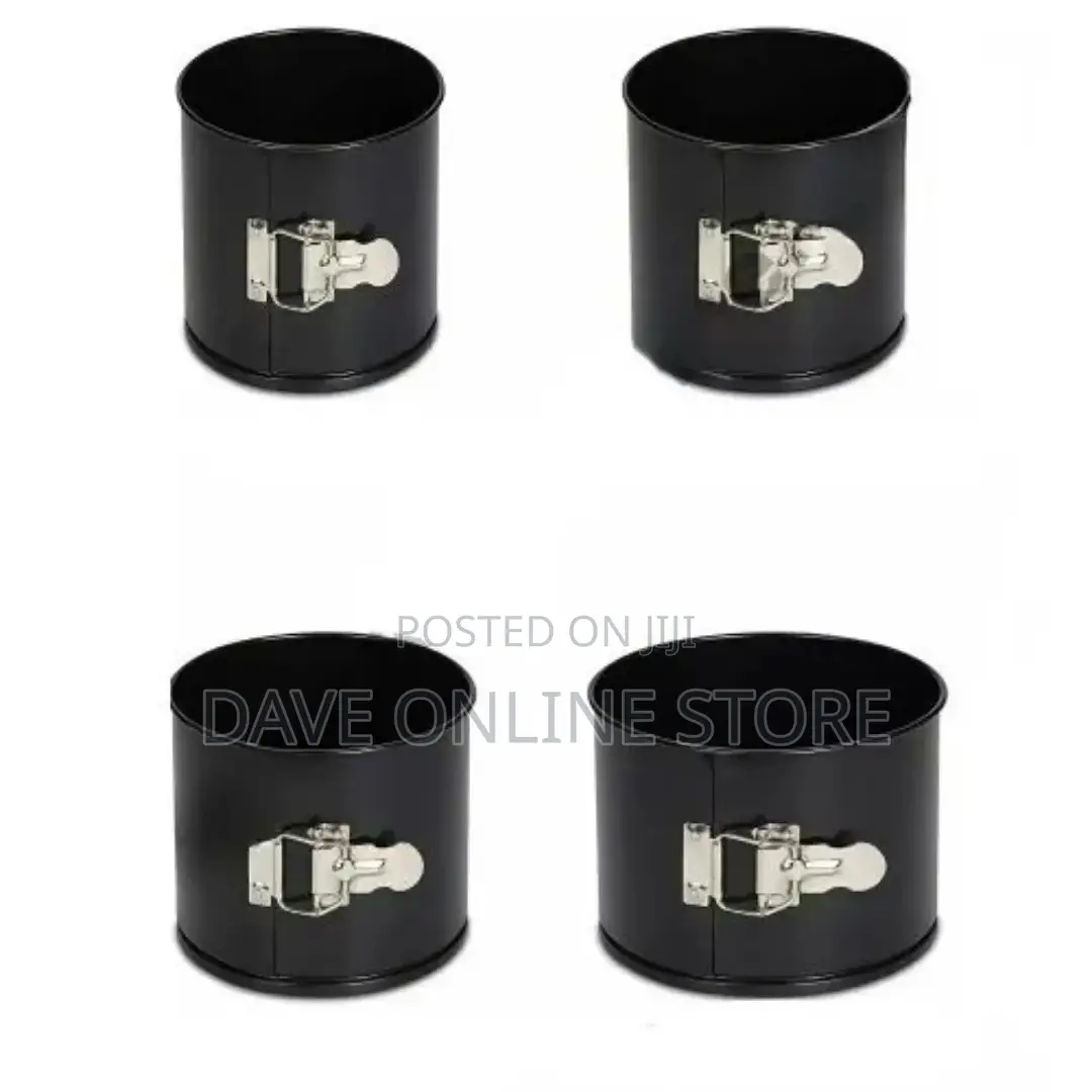 Cake Decor 4 Pcs Round Springform Tin Nonstick Cake Mould