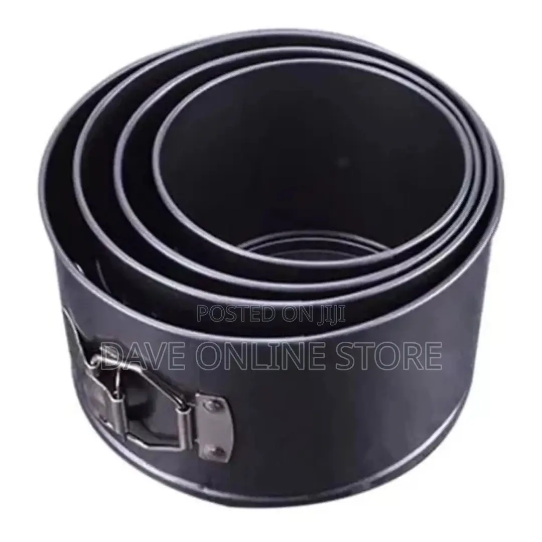 Cake Decor 4 Pcs Round Springform Tin Nonstick Cake Mould