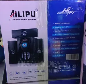 3.1 Bluetooth Multimedia Strongbass Subwoofer Speaker- Black