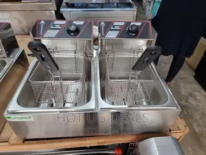 12L Owngreat Double Deep Fryer- Silver