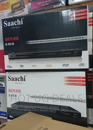 Saachi High Speed DVD Player- Black