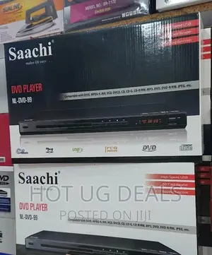 Saachi High Speed DVD Player- Black