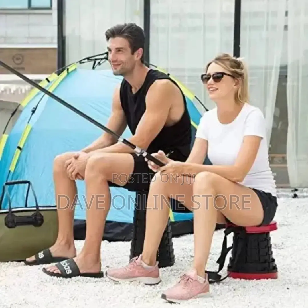 Retractable Folding Extension Stool