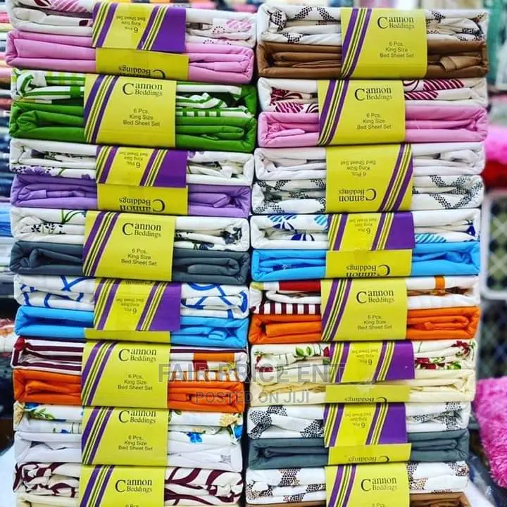 High Quality Cotton Bedsheets 6*6(Blue)