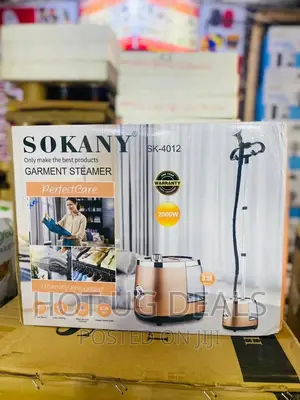 Sokany Garment Steamer 2.2l Double Stand- Pink