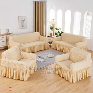 Sofa Covers Six Seater( Cream)